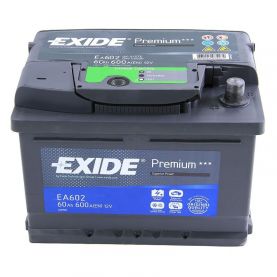 Автомобільний акумулятор EXIDE Premium 6СТ-60Ah АзЕ 600A (EN) EA602