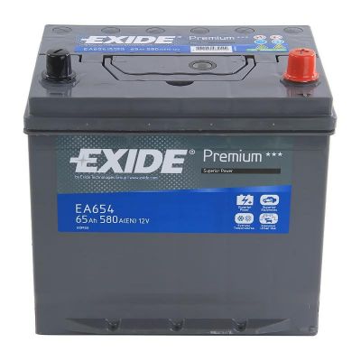 Автомобильный аккумулятор EXIDE Premium 6СТ-65Ah АзЕ ASIA 580A (EN) EA654