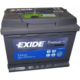 Автомобильный аккумулятор EXIDE Premium 6СТ-64Ah Аз 640A (EN) EA640