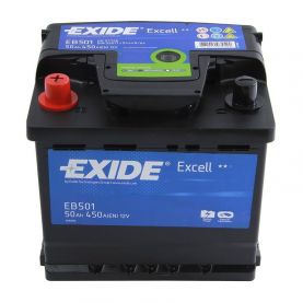 Автомобільний акумулятор EXIDE Excell 6СТ-50Ah Аз 450A (EN) EB501