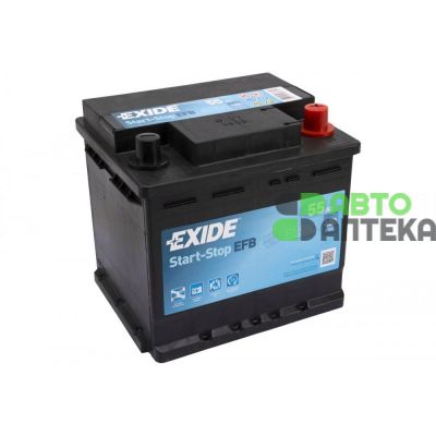 Автомобільний акумулятор EXIDE Start-Stop EFB 6СТ-55Ah АзЕ 480A (EN) EL550
