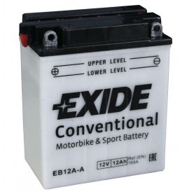 Мото аккумулятор EXIDE CONVENTIONAL 6СТ-12Ah Аз 12В 165А (EN) EB12A-A