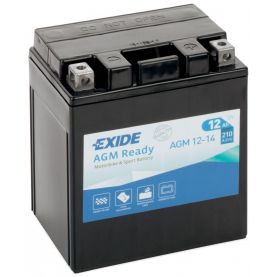 Мото акумулятор EXIDE Ready AGM 6СТ-12Ah Аз 12В 210А (EN) AGM12-14