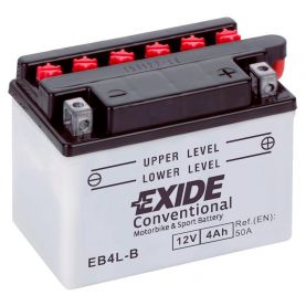 Мото акумулятор EXIDE CONVENTIONAL 6СТ-4Ah АзЕ 12В 50А (EN) EB4L-B