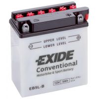 Мото аккумулятор EXIDE CONVENTIONAL 6СТ-5Ah АзЕ 12В 65А (EN) EB5L-B