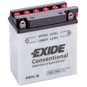 Мото акумулятор EXIDE CONVENTIONAL 6СТ-5Ah АзЕ 12В 65А (EN) EB5L-B