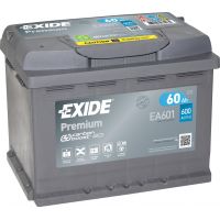 Автомобильный аккумулятор EXIDE Premium Carbon Boost 2.0 6СТ-60Ah Аз 600A (EN) EA601