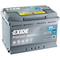 Автомобильный аккумулятор EXIDE Premium Carbon Boost 2.0 6СТ-77Ah АзЕ 760A (EN) EA770