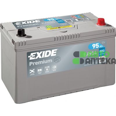 Автомобильный аккумулятор EXIDE Premium 6СТ-95Ah АзЕ ASIA 800A (EN) EA954
