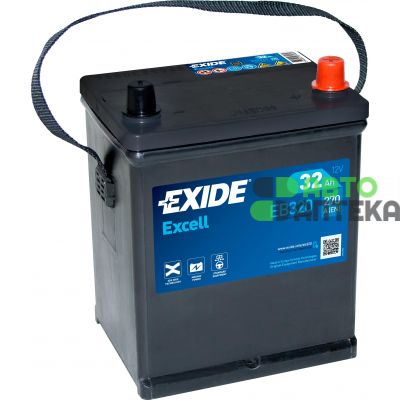 Автомобильный аккумулятор EXIDE Excell 6СТ-32Ah АзЕ ASIA 270A (EN) EB320