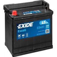 Автомобильный аккумулятор EXIDE Excell 6СТ-45Ah Аз ASIA 330A (EN) EB451