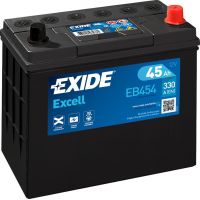 Автомобильный аккумулятор EXIDE Excell 6СТ-45Ah АзЕ ASIA 330A (EN) EB454