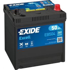 Автомобильный аккумулятор EXIDE Excell 6СТ-50Ah АзЕ ASIA 360A (EN) EB501