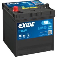 Автомобільний акумулятор EXIDE Excell 6СТ-50Ah Аз ASIA 360A (EN) EB505