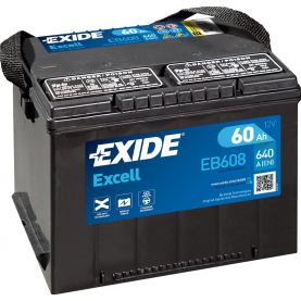 Автомобильный аккумулятор EXIDE Excell 6СТ-60Ah Аз ASIA 640A (EN) EB608