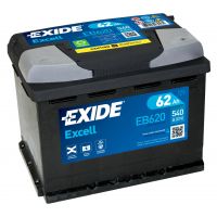Автомобильный аккумулятор EXIDE Excell 6СТ-62Ah АзЕ 540A (EN) EB620