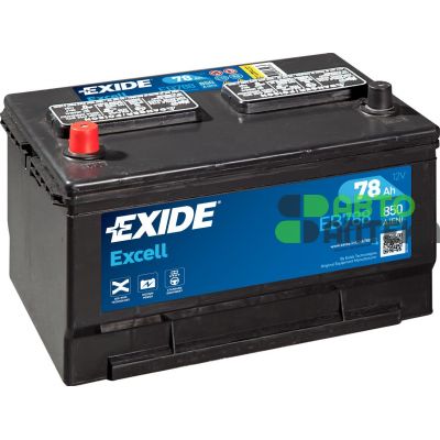 Автомобільний акумулятор EXIDE Excell 6СТ-78Ah Аз ASIA 850A (EN) EB788