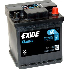 Автомобільний акумулятор EXIDE Classic 6СТ-40Ah АзЕ 320A (EN) EC400