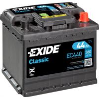Автомобильный аккумулятор EXIDE Classic 6СТ-44Ah АзЕ 360A (EN) EC440