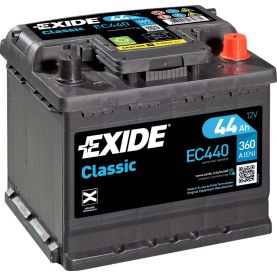 Автомобільний акумулятор EXIDE Classic 6СТ-44Ah АзЕ 360A (EN) EC440