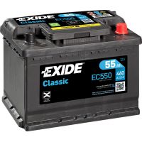 Автомобильный аккумулятор EXIDE Classic 6СТ-55Ah АзЕ 460A (EN) EC550