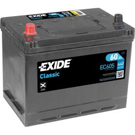 Автомобильный аккумулятор EXIDE Classic 6СТ-60Ah Аз ASIA 440A (EN) EC605