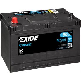 Автомобільний акумулятор EXIDE Classic 6СТ-90Ah Аз ASIA 680A (EN) EC905