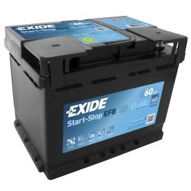 Автомобільний акумулятор EXIDE Start-Stop EFB 6СТ-60Ah АзЕ 640A (EN) EL600