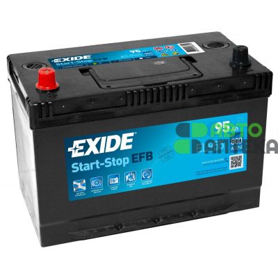 Автомобильный аккумулятор EXIDE Start-Stop EFB 6СТ-95Ah Аз ASIA 800A (EN) EL955