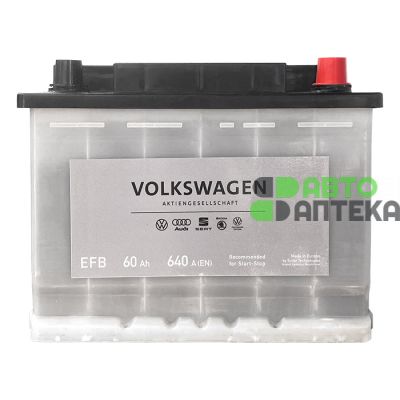 Автомобільний акумулятор EXIDE EFB 6СТ-60Ah АзЕ 640А (EN) orignal for VW 000915105FB