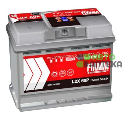 Автомобильный аккумулятор FIAMM Titanium Pro 6СТ-60Ah Аз 540A (EN) 7905148