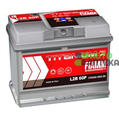 Автомобільний акумулятор FIAMM Titanium Pro 6СТ-60Ah АзЕ 600A (EN) 7905149