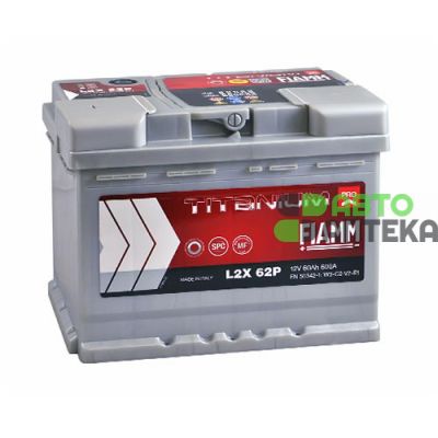 Автомобільний акумулятор FIAMM Titanium Pro 6СТ-60Ah Аз 600A (EN) 7905998