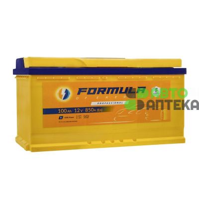 Автомобильный аккумулятор FORMULA Professional 6СТ-100Ah АзЕ 850A (EN)