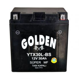 Аккумулятор мото GOLDEN 12V, 30Ah MF (YTX30L-BS)