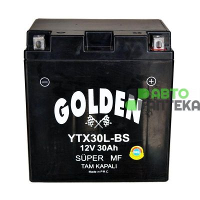 Аккумулятор мото GOLDEN 12V, 30Ah MF (YTX30L-BS)