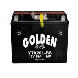 Аккумулятор мото GOLDEN 12V, 18Ah MF (YTX20A-BS)