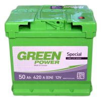 Автомобильный аккумулятор GREEN POWER 6СТ-50Ah АзЕ 420A (EN)
