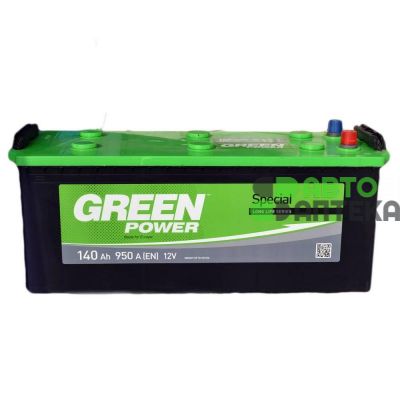 Автомобильный аккумулятор GREEN POWER 6СТ-140Ah Аз 950A (EN)