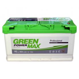 Автомобильный аккумулятор GREEN POWER MAX 6СТ-95Ah АзЕ 850A (EN)