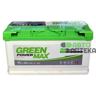 Автомобильный аккумулятор GREEN POWER MAX 6СТ-95Ah АзЕ 850A (EN)