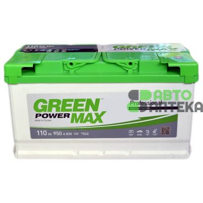 Автомобильный аккумулятор GREEN POWER MAX 6СТ-110Ah АзЕ 950A (EN)