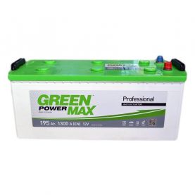 Автомобильный аккумулятор GREEN POWER MAX 6СТ-195Ah Аз 1300A (EN)