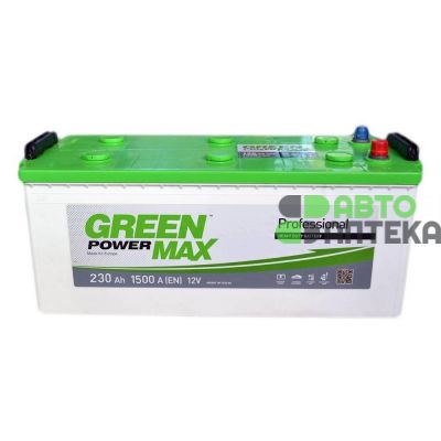 Автомобильный аккумулятор GREEN POWER MAX 6СТ-230Ah Аз 1500A (EN)