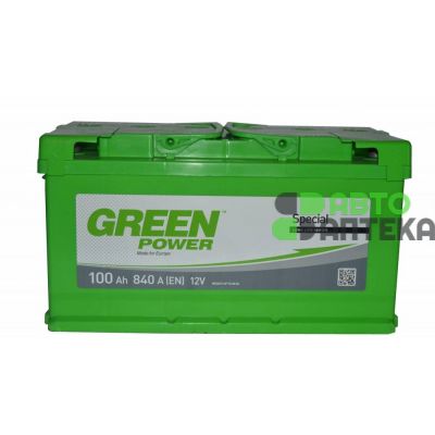 Автомобильный аккумулятор GREEN POWER 6СТ-100Ah Аз 840A (EN)