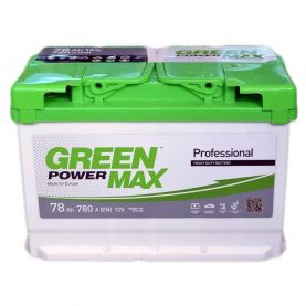 Автомобильный аккумулятор GREEN POWER MAX 6СТ-78Ah Аз 780A (EN)