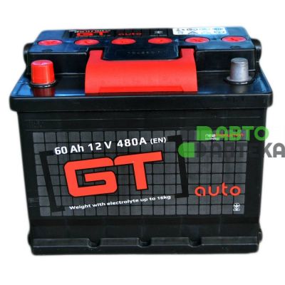 Автомобильный аккумулятор GTA 6СТ-60Ah Аз 480A (EN)