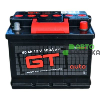 Автомобильный аккумулятор GTA 6СТ-60Ah АзЕ 480A (EN)