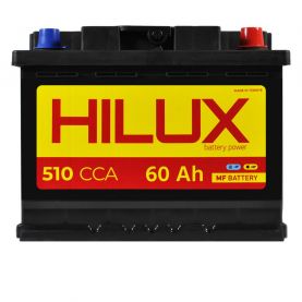Автомобильный аккумулятор HILUX Black (L2) 60Ah 510A R+