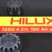 Атомобільний акумулятор HILUX Black (B5) 190Ah 1250A L+